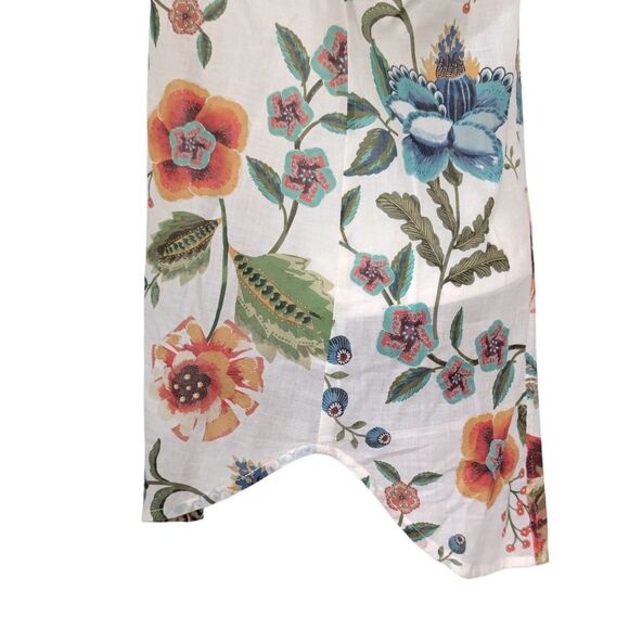 Johnny Was Size Small Ardell Long Sleeve Button Up Shirt Gauzy Oversized Floral - Picture 11 of 15